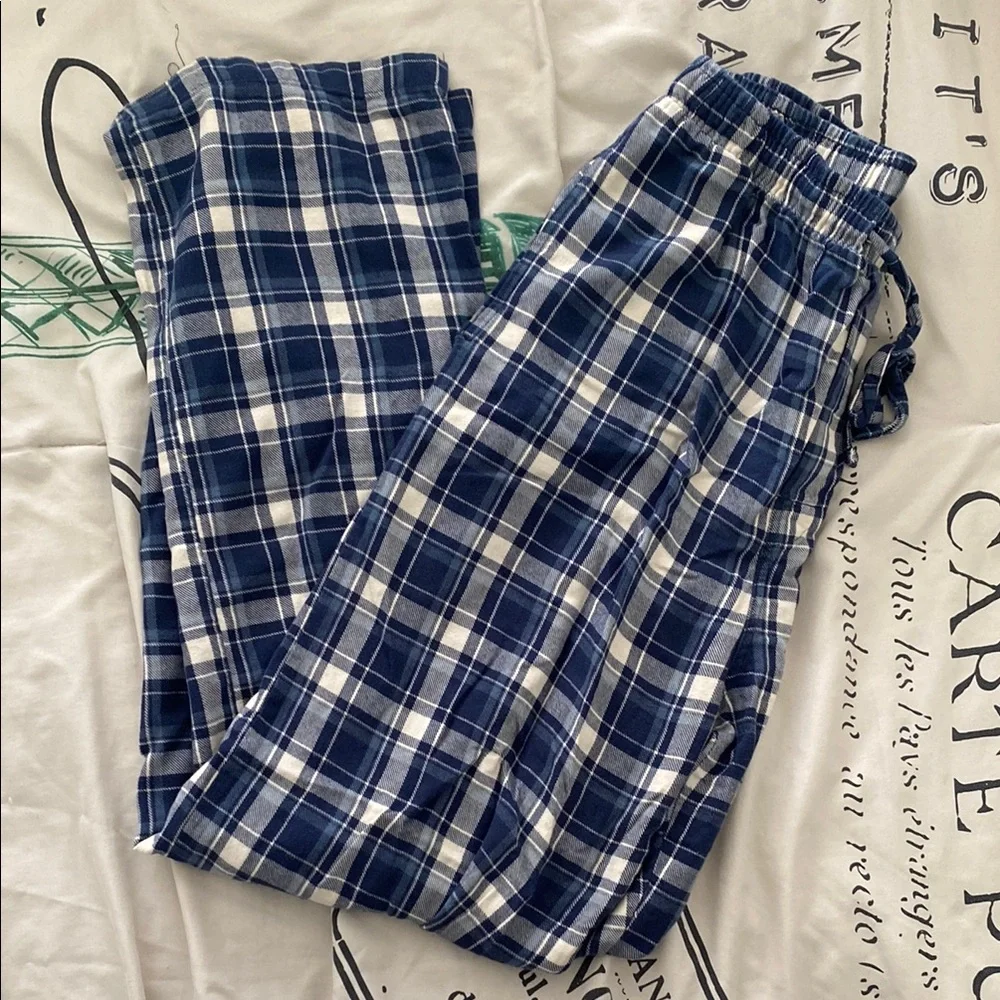Polo Ralph Lauren Navy Plaid Sleepwear